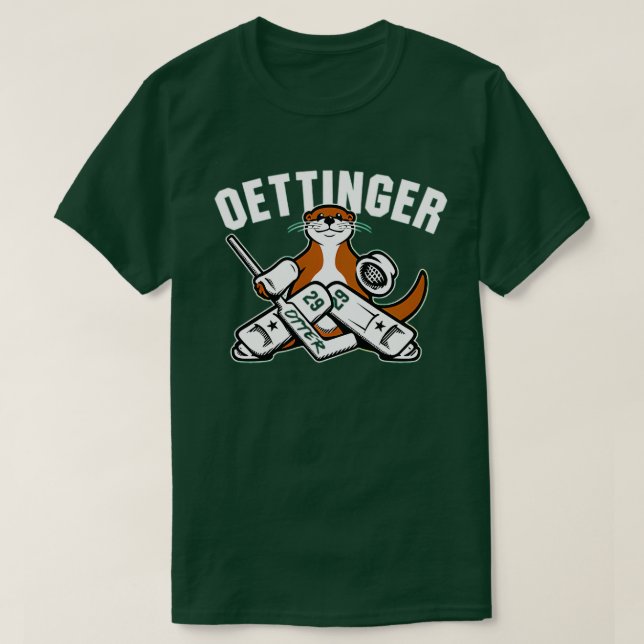 Jake Oettinger Otter TShirt 8 (Design Front)