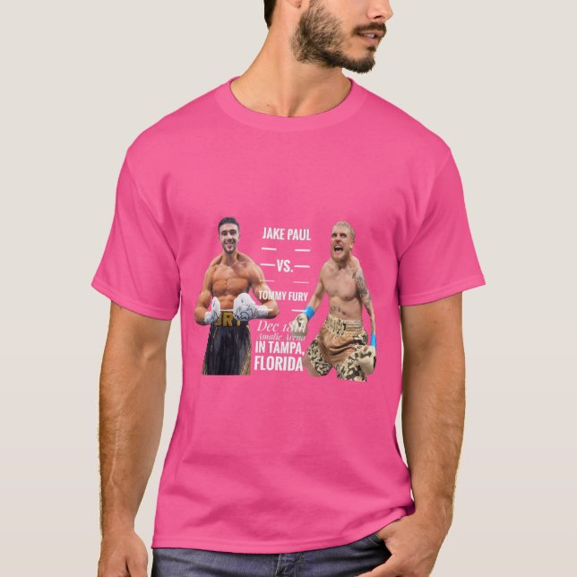 Jake Paul Vs Tommy Fury T-Shirt (Front)