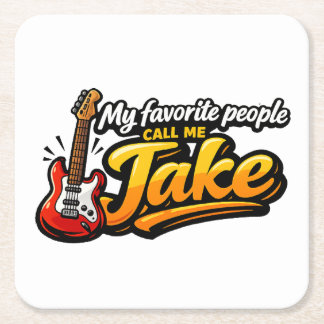 Jake Square Paper Coaster