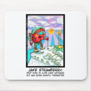 Jake Strawberry Funny Dessert Gifts & Links Mouse Pad