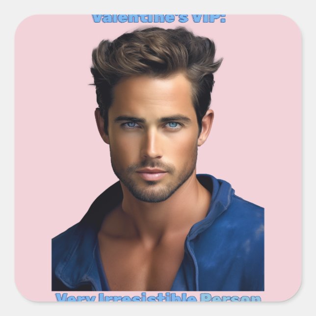 Jake - Valentine's VIP Square Sticker (Front)