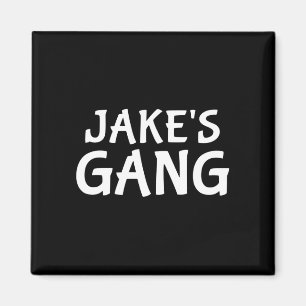 Jake's gang first name jake bachelor party wedding magnet
