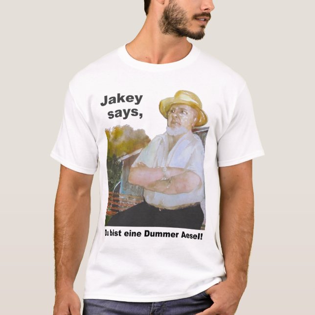 "Jakey Says" PA Dutch Design T-Shirt (Front)