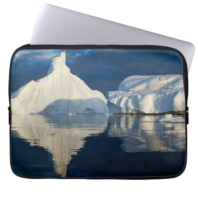 Jakobshavn Glacier Disko Bay Ilulissat, Greenland Laptop Sleeve (Front)