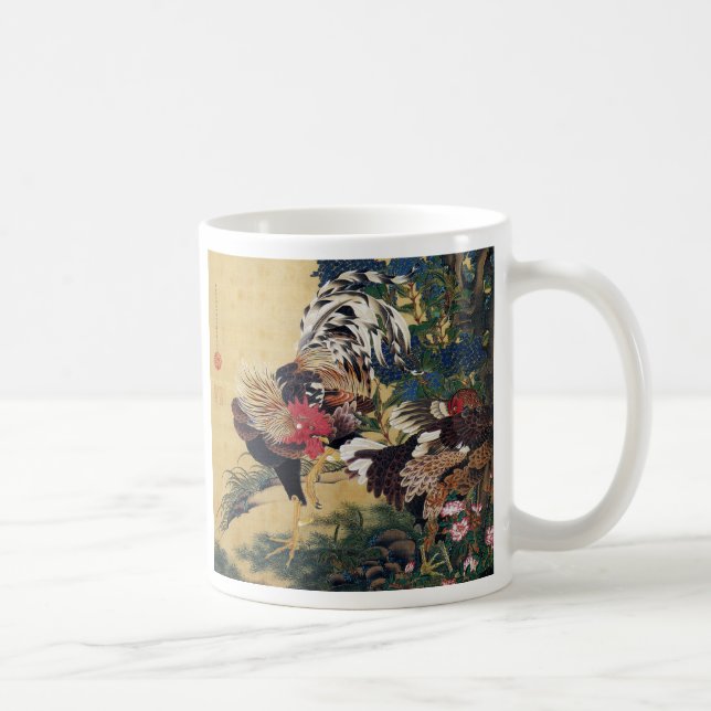 Jakuchu ITO's Hydrangea Paintings Coffee Mug (Right)
