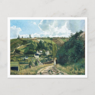 Jalais Hill, Pontoise (1867) by Camille Pissarro Postcard