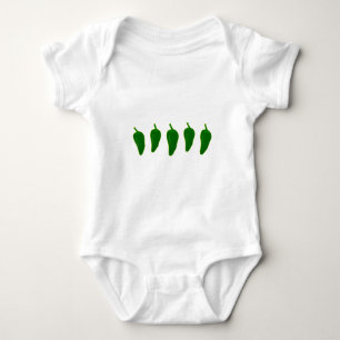 Jalapeno (Jalapeño) Peppers Logo Baby Bodysuit