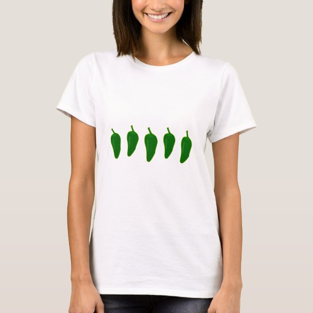 Jalapeno (Jalapeño) Peppers Logo T-Shirt (Front)