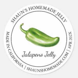 Jalapeno Jelly Modern label