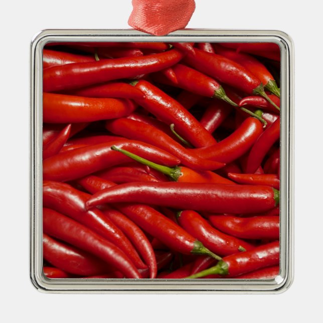 Jalapenos Metal Tree Decoration (Front)