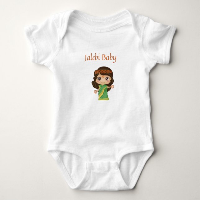 Jalebi baby bodysuit (Front)