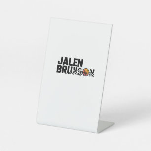 Jalen Brunson Pedestal Sign