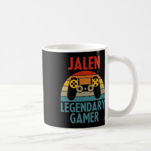 Jalen Gift Name Personalised Funny Gaming Geek Bir Coffee Mug