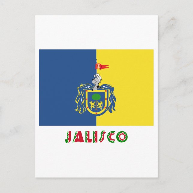 Jalisco Flag Postcard (Front)