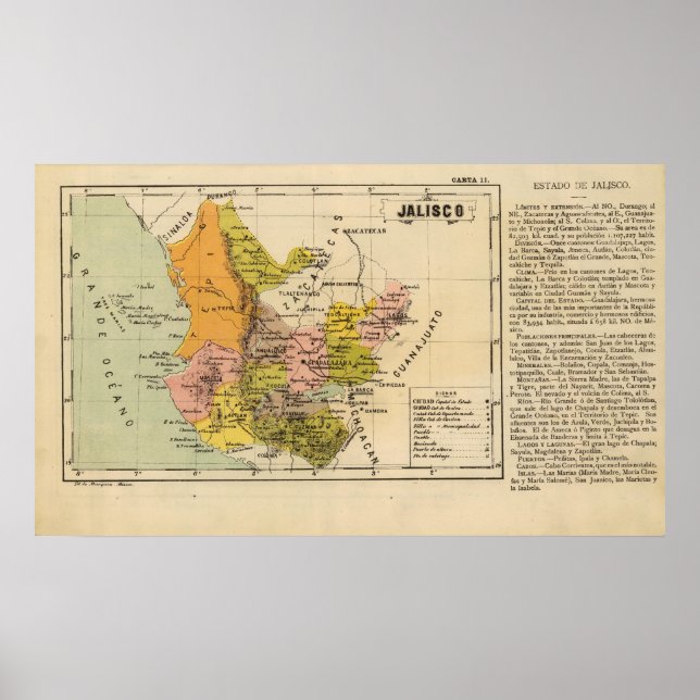 Jalisco, Mexico Poster (Front)