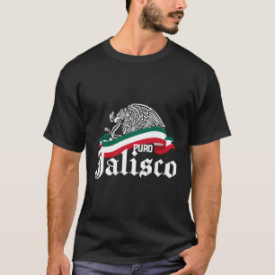 Jalisco Mexico Puro Jalisco Flag Eagle T-Shirt