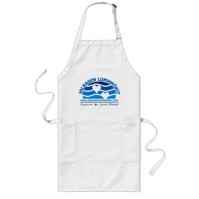 Jalkasen Lomamökit apron - choose style (Front)