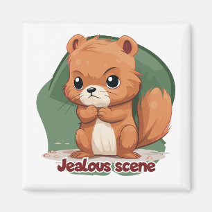 Jalousie (scene of jealousy) - Jealous scene Magnet
