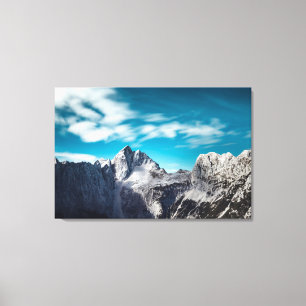 Jalovec mountain in Slovenia Canvas Print