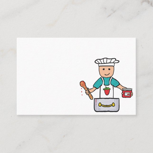 Jam and Preserve Making Business Card (Front)
