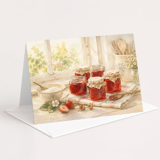 Jam Day Watercolor Note Card