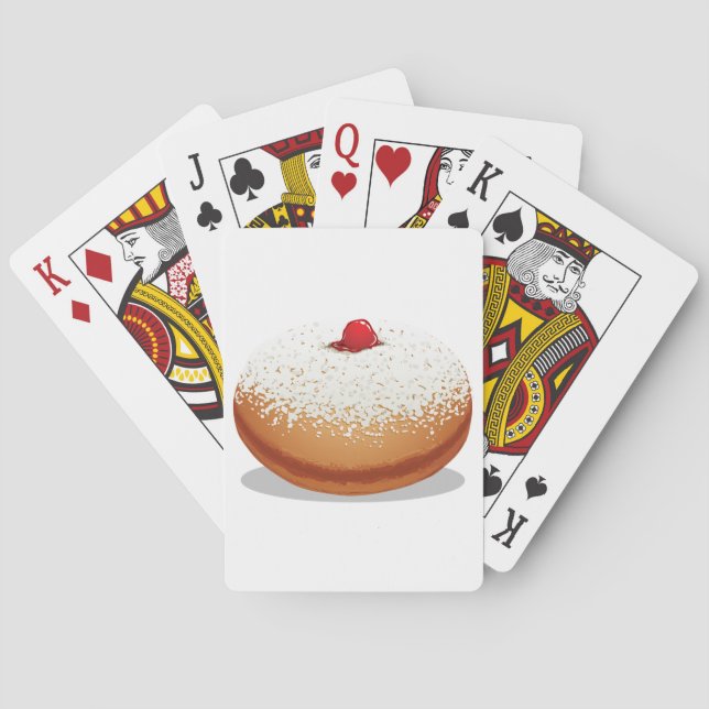 Jam Doughnut Playing Cards (Back)