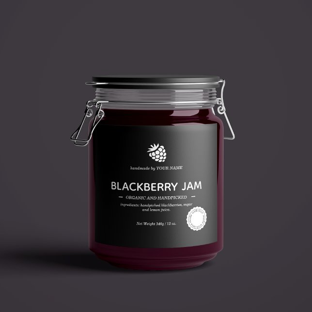 Jam Jar Label Packaging Design (Creator Uploaded)