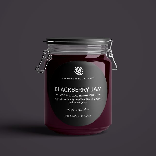 Jam Jar Label Packaging Design (Creator Uploaded)