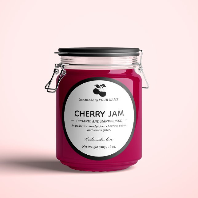 Jam Jar Label Packaging Design (Creator Uploaded)