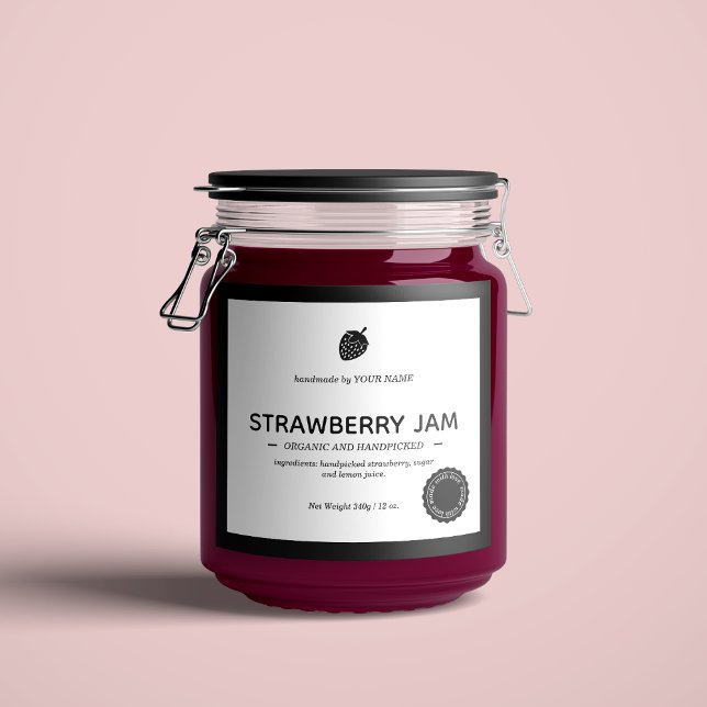 Jam Jar Label Packaging Design (Creator Uploaded)