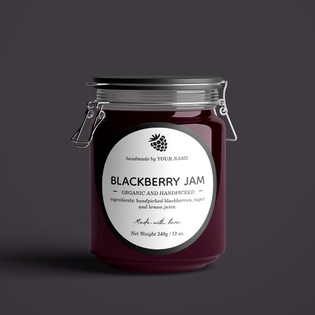Jam Jar Label Packaging Design (Creator Uploaded)