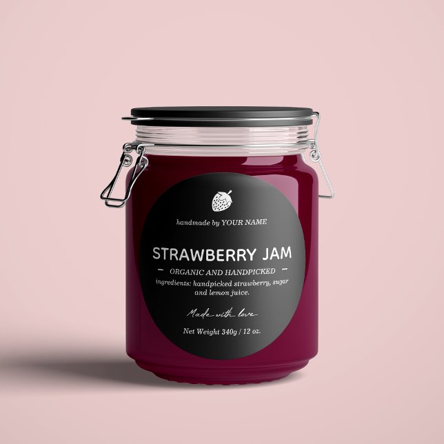 Jam Jar Label Packaging Design (Creator Uploaded)