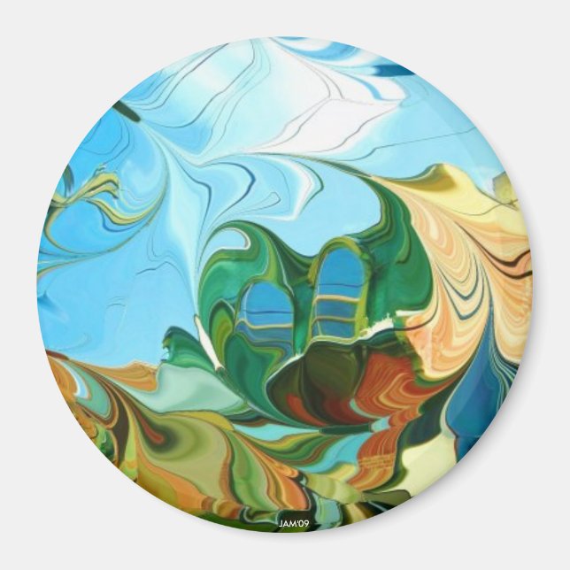 Jam_Jar_Marr Original Art Magnet (Front)