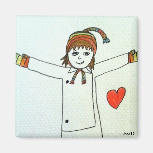 Jam_Jar_Marr Original Art Magnet (Front)