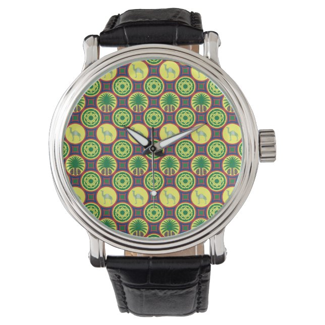 Jamahiri ® Libya | Africa Pattern Watch (Front)