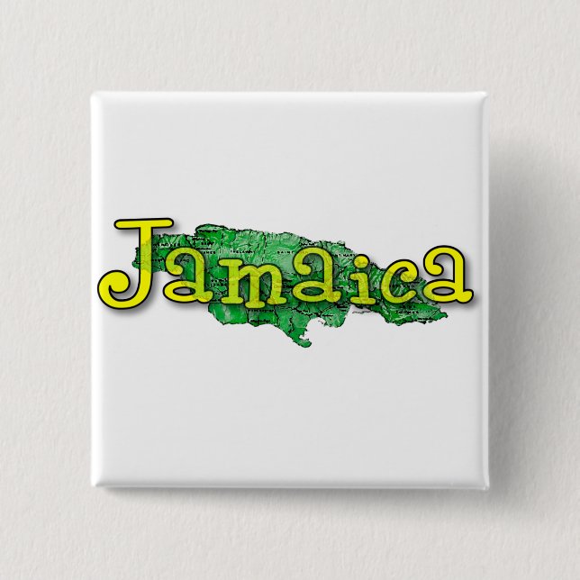 Jamaica 15 Cm Square Badge (Front)