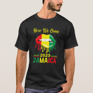 Jamaica 2023 Here We Come Matching Family Vacation T-Shirt