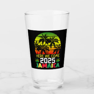 Jamaica 2025 Here We Come Drinking Glass