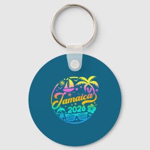 Jamaica 2026 Family Vacation Beach Matching Group  Key Ring