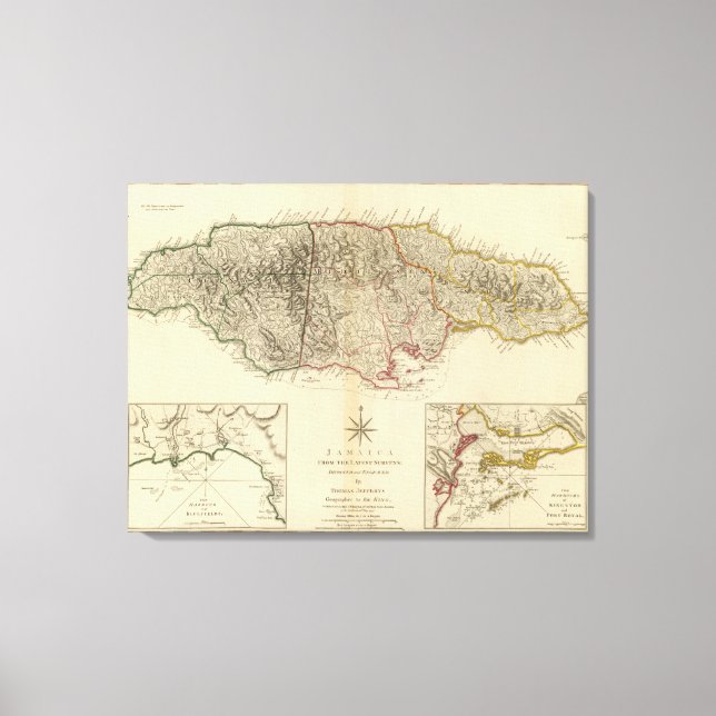 Jamaica 2 canvas print (Front)