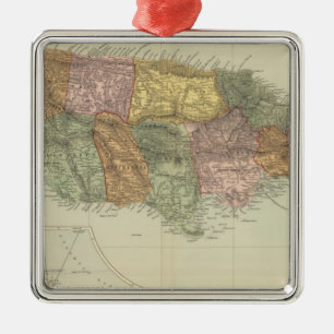 Jamaica 2 metal tree decoration