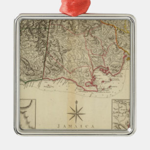 Jamaica 4 metal tree decoration