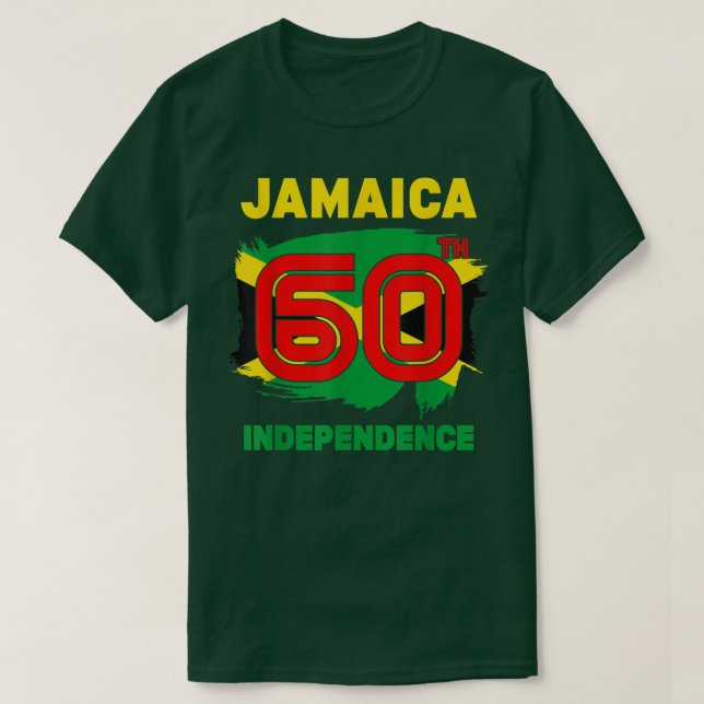 Jamaica 60th Celebration Independence Day 2022 Jam T-Shirt (Design Front)
