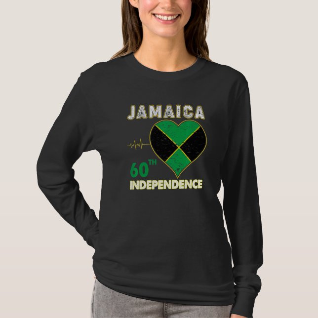 Jamaica 60th independence Day 1962 2022 Jamaican M T-Shirt (Front)