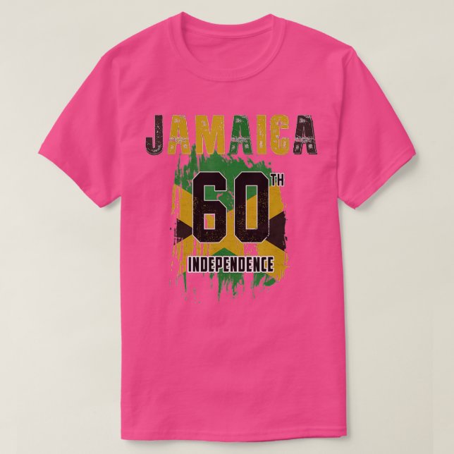 Jamaica 60th National Independence Celebrations 20 T-Shirt (Design Front)