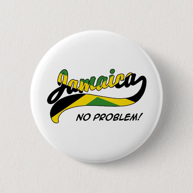 Jamaica 6 Cm Round Badge (Front)