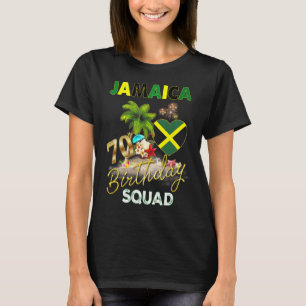 Jamaica 70th Birthday Crew 70 Year Old Girls Trip T-Shirt