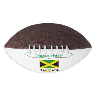 Jamaica and Jamaican Flag Green Personalisation  Football