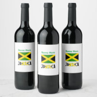 Jamaica and Jamaican Flag Personalised 