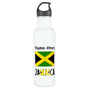 Jamaica and Jamaican Flag with Your Name 710 Ml Water Bottle